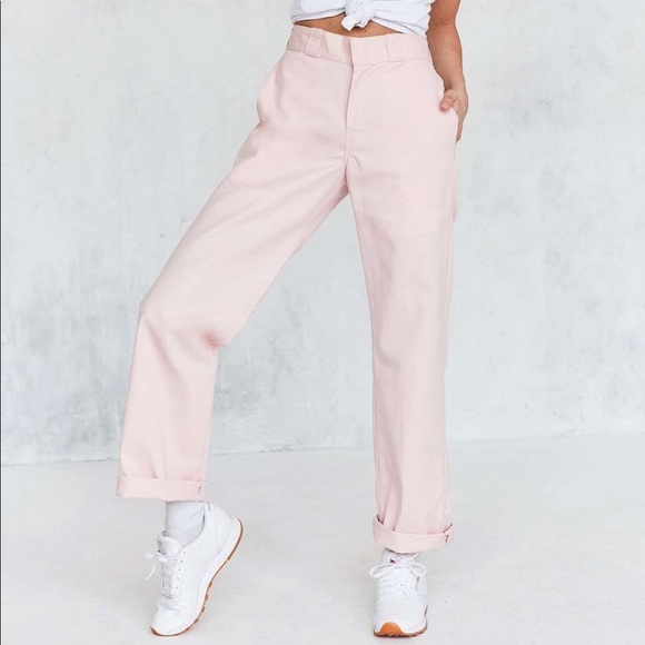 pink dickies jumpsuit